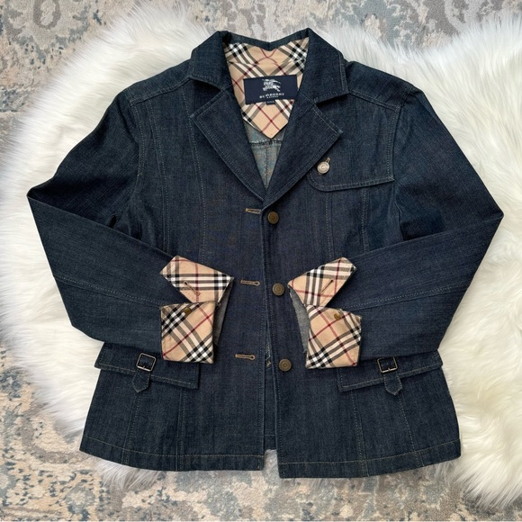 Burberry Jackets & Blazers - ❣️Very Nice BURBERRY Denim Jacket | Receive many compliments I Size Small ❣️